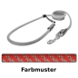 Preview: EASYLONG Hundeleine - M - 4m - rot mit grauem swirl